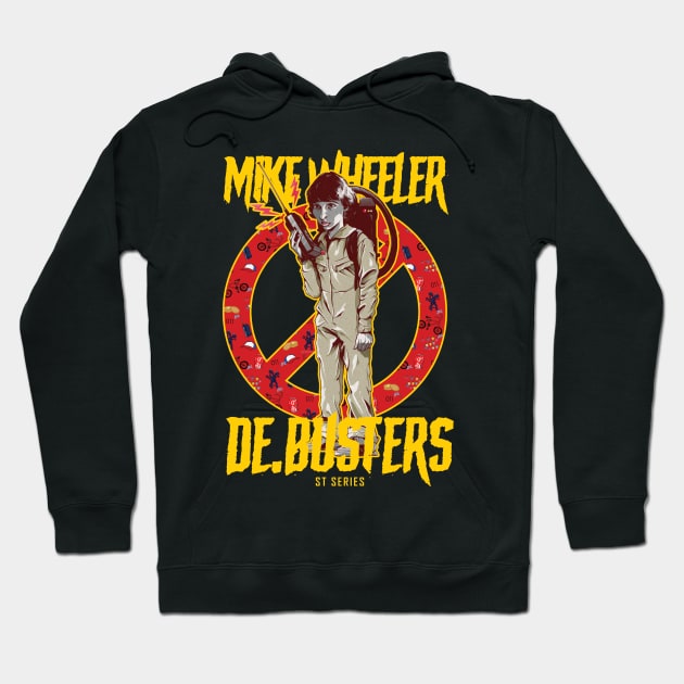 De.Busters - Mike Wheeler ST Series Hoodie by Dayat The Thunder